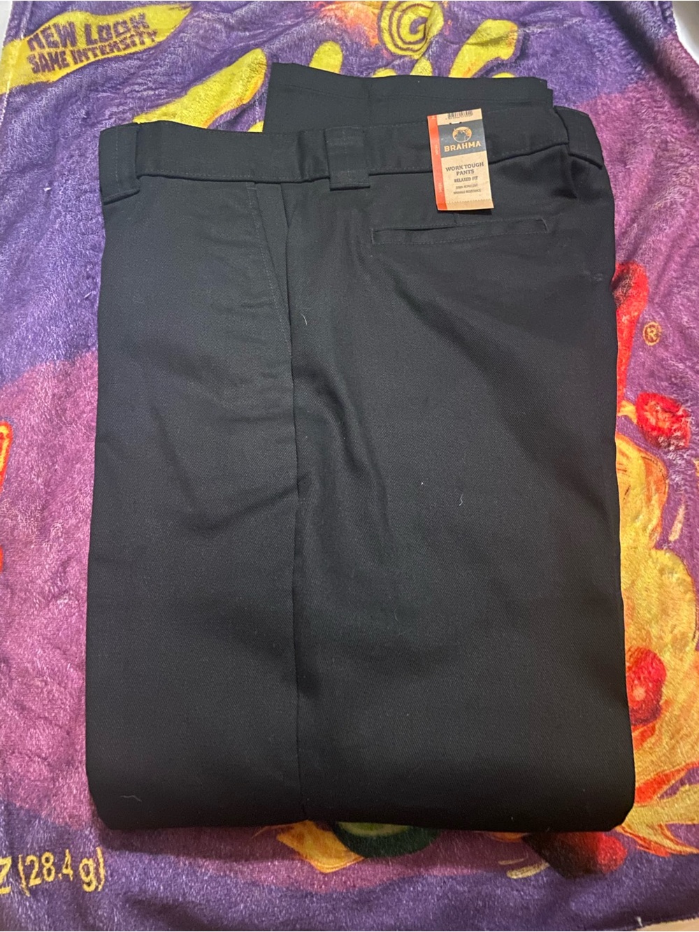 Brahma Men's Black Work  pants